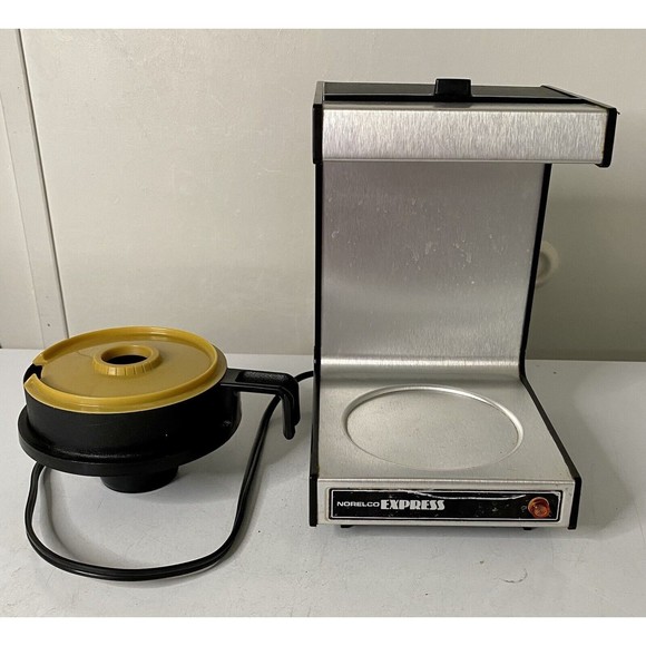 Vintage NORELCO Express HB 5123 1-4 Cup Automatic Drip Coffee Maker Tested - Picture 1 of 16